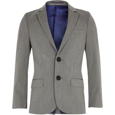 Boys grey suit jacket